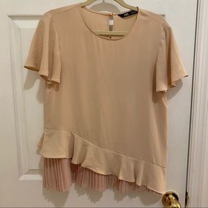 Blush pink blouse